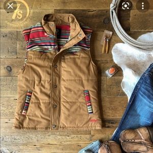 Hooey Aztec yoke western vest ariat